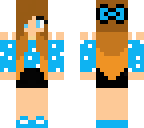 dark blue summer girl