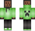 jukebox man wearing a creeper hoodie