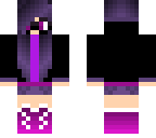 nerdy purple girl