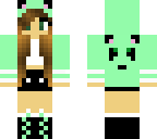 panda girl edited colours