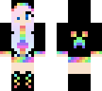 pastel rainbow girl