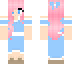 pink and blue girl