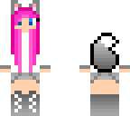   pink wolf girl
