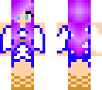puple haired girl