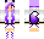 purple fox girl