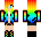 rainbow girl