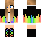 rainbow girl