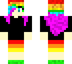 rainbow girl