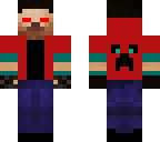 red cool herobrine