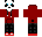 red hoodie panda