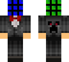 rubikscube in a suit