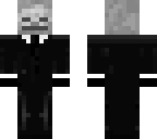 skeleton in a suit