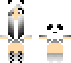 white panda girl