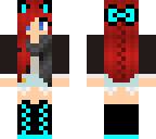 winter redhead girl