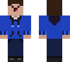 zombey in blue