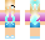blonde and blue