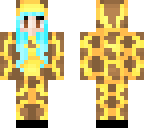 blue giraffe girl