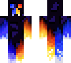 blue red fire obby creeper