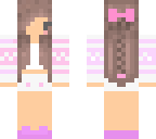 chibi pink stipes