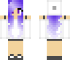 cute girl purple hair beanie