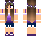 cute purple girl