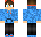 dark blue cat boy