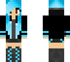 epic blue girl