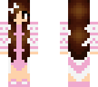 girl in a pink dress