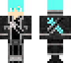 kirito with blue hair