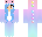 pastel dino girl