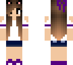 purple brunette