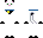 reverse black and white cat