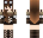 steampunk minecraft girl