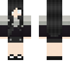 black hair teen with stripes