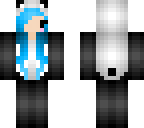 blue chibi with duck face underneath