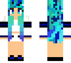blue emo girl