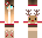 blue eyed reindeer girl
