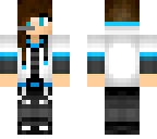 blue girl gamer