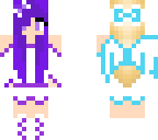 blue n purple