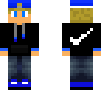 blue nike man