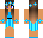 blue super cute skin