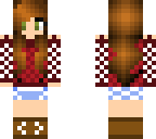 brown hair farm girl skin