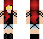 curly red haired goth girl