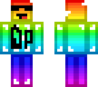 derp rainbow whit glassis