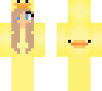 duck onsie with blue eyes