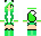 green fox girl
