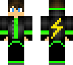 green lightning boy