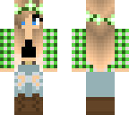 green pretty girl edit