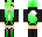 green wolf girl