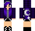 night sky girl